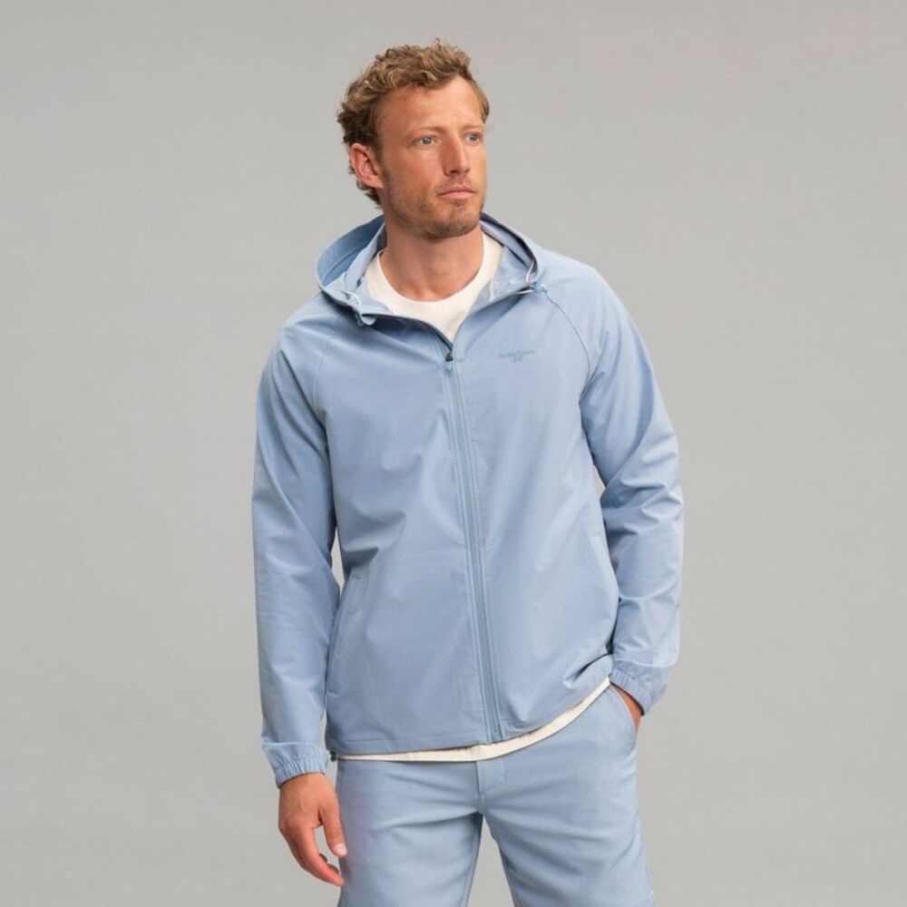 Richer Poorer Men's Full-Zip Hooded Jacket - Slate Blue S